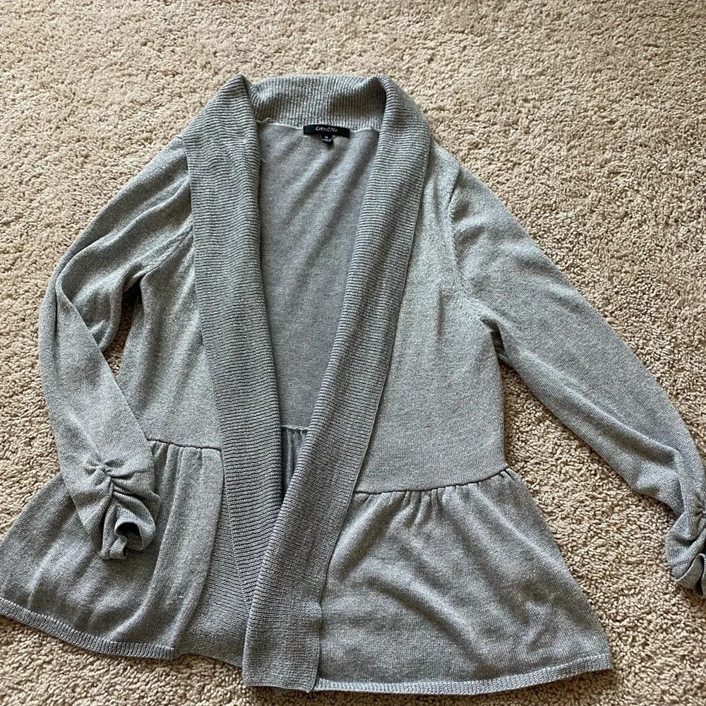 Silver cardigan